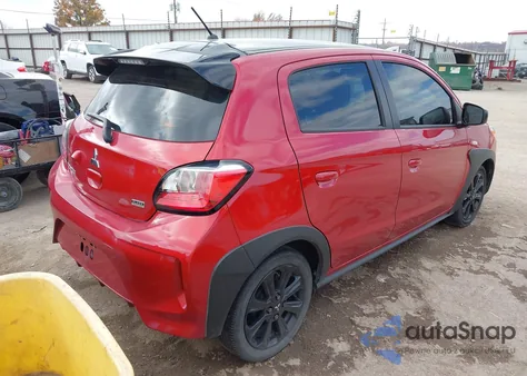 2024 Mitsubishi Mirage Black Edition/Ralliart/Se из США, поврежденный, VIN ML32AWHJ7RH004375